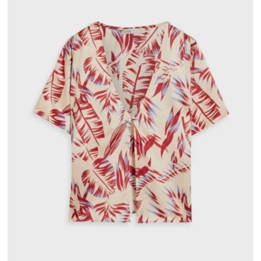 Onia 100% Silk Palm Print Shirt – NWT – Size Medium $295.00